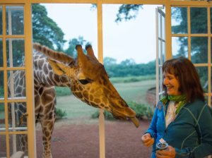 Even though my husband could not accompany me on this trip, I still got a good morning kiss. 