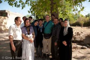 One of the families we met and stayed in their home. When you said "cheese" for a picture they giggled and giggled. 